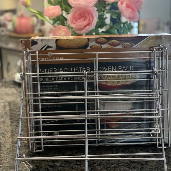 3 Tier Adjustable Oven Rack for Cooking Multiple Items  New in Box Crofton - Picture 6 of 9